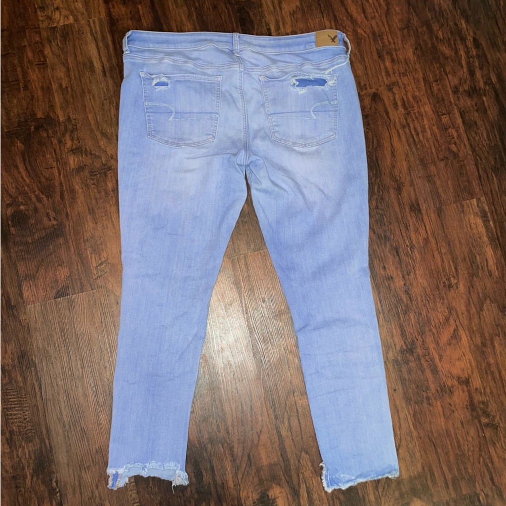 American Eagle jeans super low stretch jegging 20 Long - Picture 5 of 10